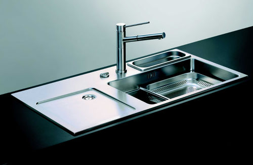 Fregadero rectangular - Gastronorm Sink 980 - GN ESPACE GALLEY SOLUTIONS LTD. - de acero inoxidable / para barco