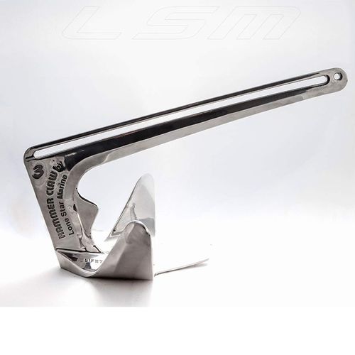 Ancla de tipo Bruce - HCgal series - LONE STAR MARINE - para barco / para kayak / de acero galvanizado
