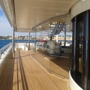 Vidrio para yate - GL YACHTVERGLASUNG GMBH - resistente al fuego