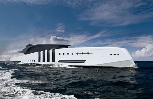 Megayate de crucero - 111m - Brythonic Yachts - de aluminio / con piscina / con helipuerto