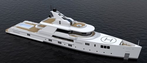 Superyate de crucero - 75m - Brythonic Yachts - de acero / aluminio / ice-class