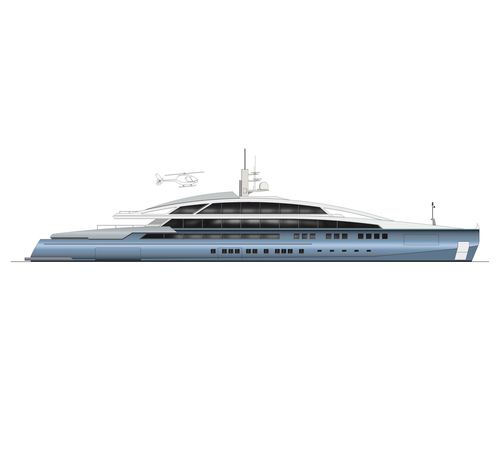 Megayate de crucero - 90m - Brythonic Yachts - de acero / aluminio / con piscina