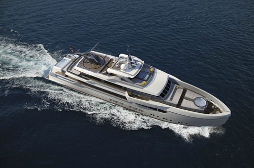 Superyate de crucero - 45m - Brythonic Yachts - de acero / aluminio / con piscina