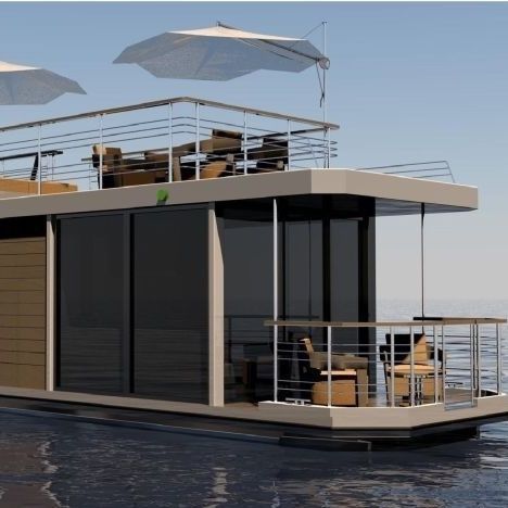Barco casa catamarán - Brythonic Yachts - fueraborda / de aluminio / de PEAD
