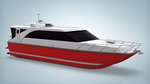 Barco cabinado catamarán - 17m - Brythonic Yachts - hidrojet / bimotor / con hard-top
