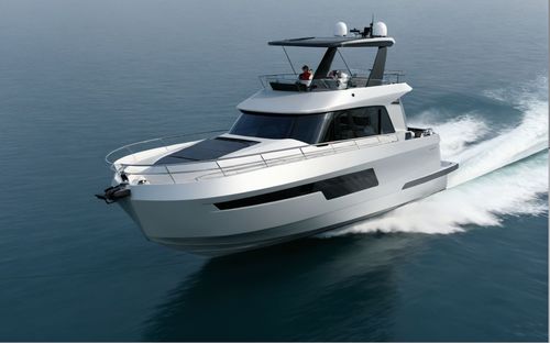 Barco cabinado intraborda - 15.00 - Brythonic Yachts - bimotor / con fly / IPS