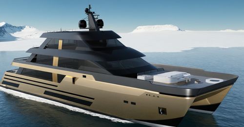 Superyate catamarán - 45m - Brythonic Yachts - de crucero / con fly / con 6 camarotes