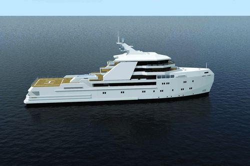 Megayate de crucero - 80m Shadow - Brythonic Yachts - con caseta de timón / con 7 camarotes / de acero