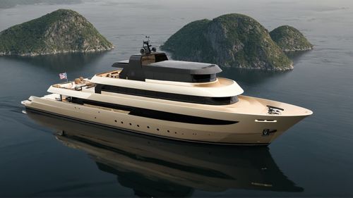 Megayate de crucero - 49m - Brythonic Yachts - explorer / raised pilothouse / con 4 camarotes