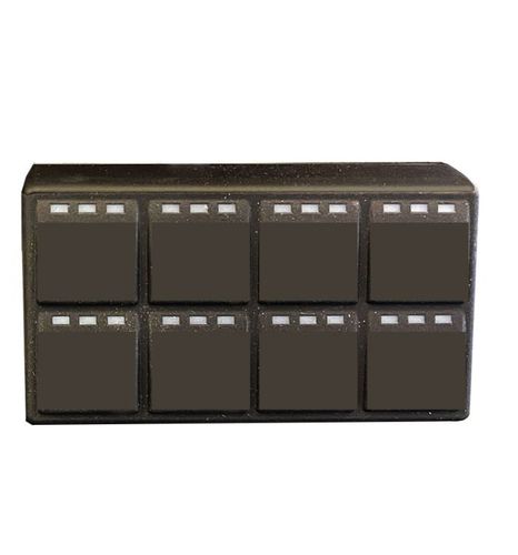 Panel eléctrico para barco - SP8 - SAFIERY PTY LTD - de corriente / estanco / LED
