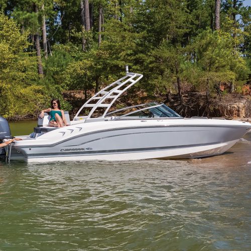 Runabout fueraborda - 21 SSI OB - Chaparral - con doble consola / bow-rider / open
