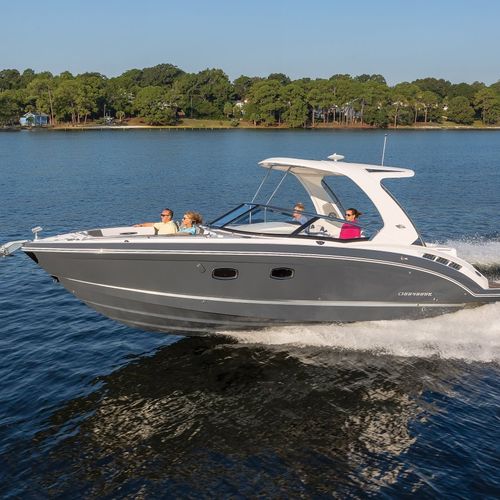 Barco cabinado intraborda - 347 SSX - Chaparral - open / con doble consola / bow-rider