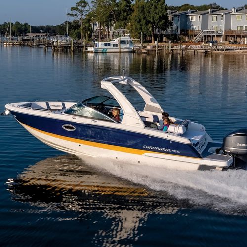 Runabout fueraborda - 267 SSX OB - Chaparral - con doble consola / bow-rider / open