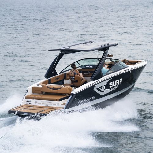 Runabout intraborda - 28 SURF - Chaparral - con doble consola / bow-rider / open