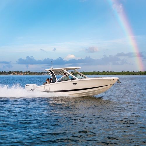 Runabout fueraborda - 310 OSX - Chaparral - bimotor / con doble consola / bow-rider
