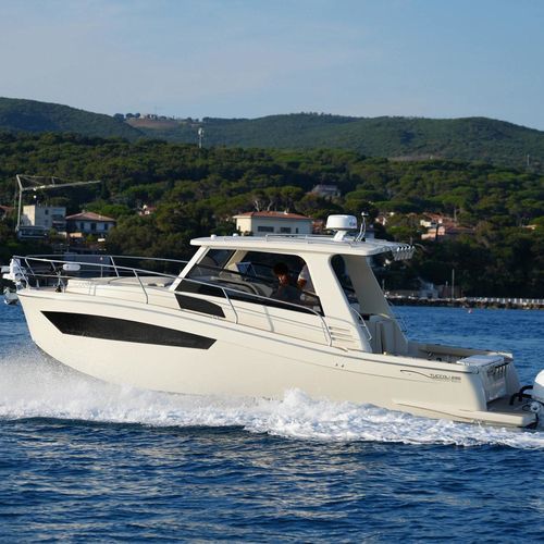 Barco de motor de pesca-paseo bimotor - T295 VM - Tuccoli - Technology Boats - open / con hard-top / de pesca