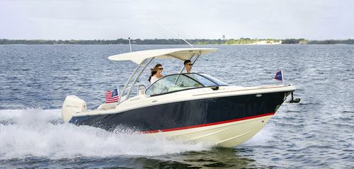 Runabout fueraborda - CALYPSO 24 - Chris Craft - con doble consola / bow-rider / open