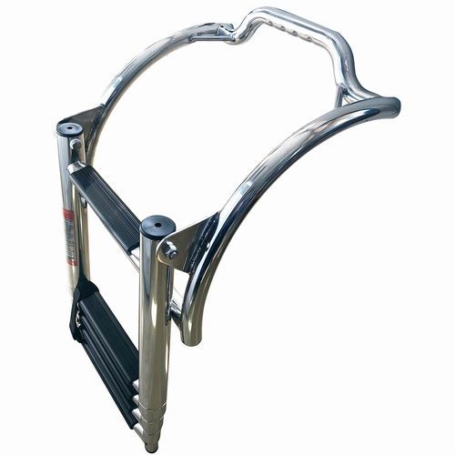 Escalera para embarcación neumática - 40251164 - Imnasa - telescópica / de baño / de acero inoxidable