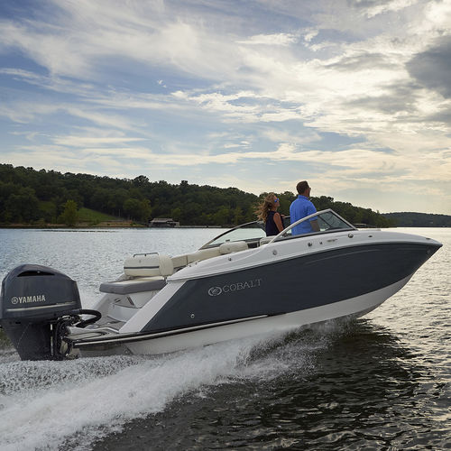 Runabout fueraborda - 23SC  - Cobalt Boats - con doble consola / bow-rider / 12 personas máx.
