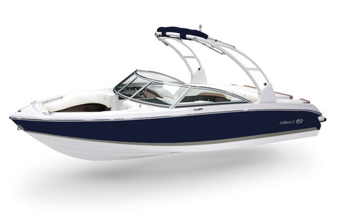 Runabout intraborda - 10 series - Cobalt Boats - con doble consola / bow-rider / de esquí acuático