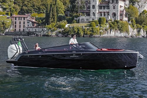 Runabout fueraborda - E26 Rider - Cranchi - con doble consola / bow-rider / open