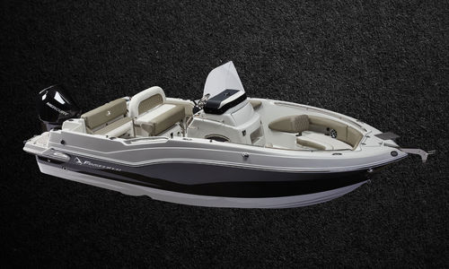 Barco de motor de pesca-paseo fueraborda - 200 CC - Crownline - open / con consola central / con solárium