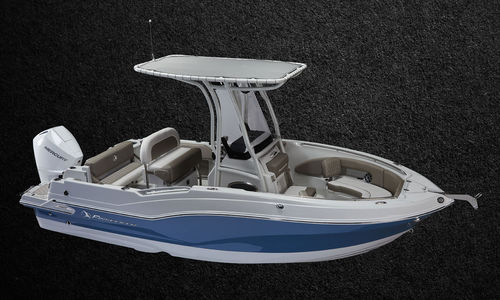 Barco open fueraborda - 210 CC - Crownline - con consola central / de pesca deportiva / con solárium