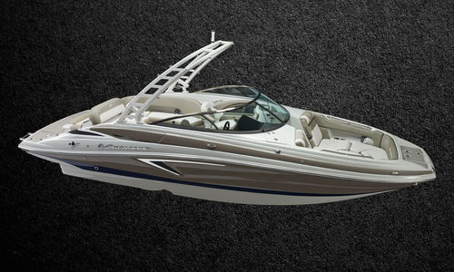 Deck-boat intraborda - E255 - Crownline - open / con doble consola / bow-rider