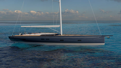 Yate de vela de crucero - GS 65 LC - Grand Soleil Yachts - con 3 camarotes / con popa abierta / con bauprés