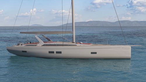 Yate de vela clásico - GS 60 LC - Grand Soleil Yachts - con 2 camarotes / con popa abierta / con bauprés