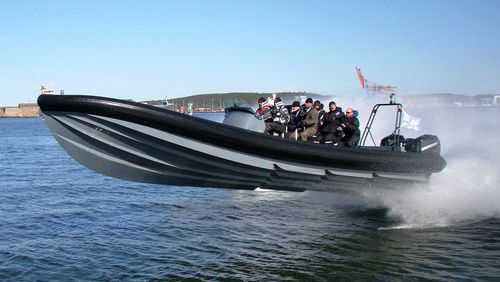 Barco profesional fueraborda - SEABLADE 40 - ICE MARINE - embarcación neumática semirrígida
