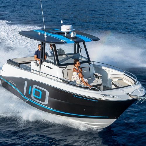 Barco open fueraborda - CAP CAMARAT 10.5 CC - Jeanneau - Motorboats - bimotor / con consola central / de pesca deportiva
