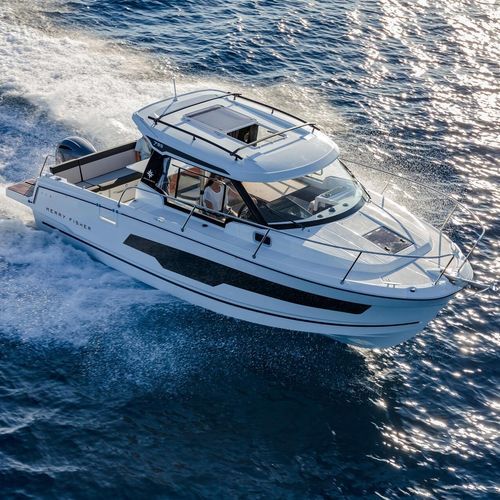 Cabin-cruiser fueraborda - MERRY FISHER 795 - Jeanneau - Motorboats - con hard-top / con cockpit cerrado / de pesca deportiva