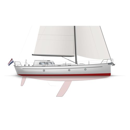 Velero de crucero - BESTEVAER 45ST PURE Godewind - KM Yachtbuilders - de aluminio / cutter