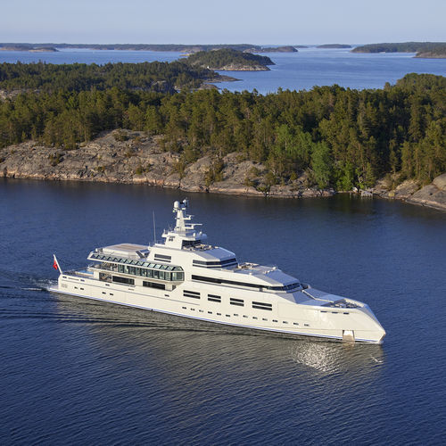 Megayate de crucero - NORN - Lurssen Yachts - raised pilothouse / con helipuerto