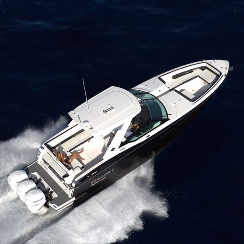 Barco cabinado fueraborda - 385SS - Monterey Boats - trimotor / open / con doble consola