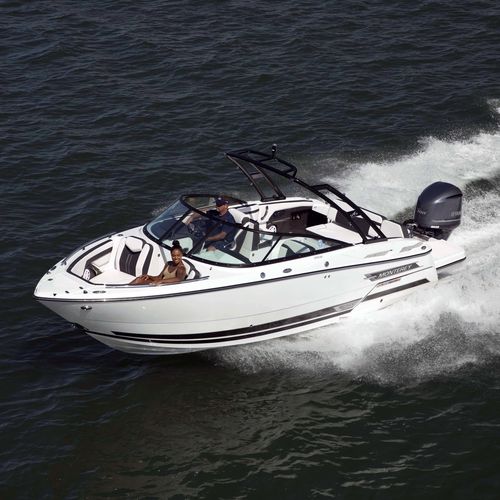 Runabout fueraborda - 255SS - Monterey Boats - con doble consola / bow-rider / open