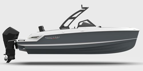 Runabout fueraborda - ELITE 23 OB - Monterey Boats - gasolina / open / con consola central