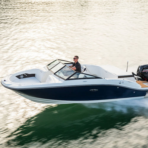 Runabout fueraborda - SPX 190 OB - Sea Ray - con doble consola / bow-rider / open
