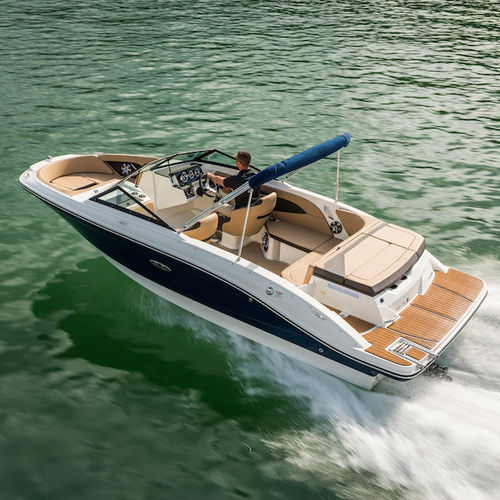 Runabout intraborda - SPX 210 - Sea Ray - con doble consola / bow-rider / open