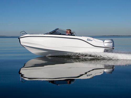 Day-cruiser fueraborda - PUMA BR - Silver - open / con doble consola / bow-rider