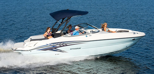 Deck-boat intraborda - 235LR - Stingray Boats - con doble consola / de esquí acuático / 12 personas máx.