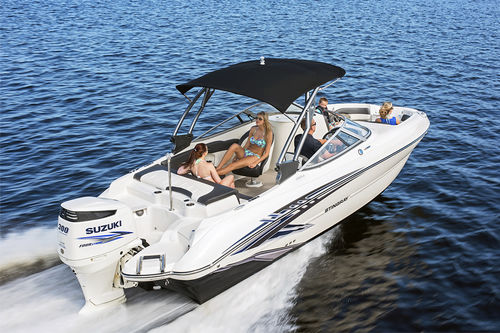 Deck-boat fueraborda - 234LR - Stingray Boats - con doble consola / de wakeboard / de esquí acuático