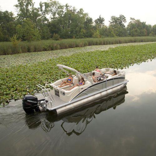 Barco pontón fueraborda - S3 - Sylvan Pontoons - tri-tube / 13 personas máx.