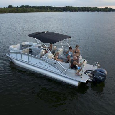 Barco pontón fueraborda - S5 - Sylvan Pontoons - 14 personas máx.