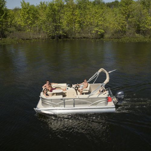 Barco pontón fueraborda - 8522 LZ Port - Sylvan Pontoons - 12 personas máx.