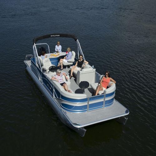 Barco pontón fueraborda - 8522 Entertainer LE - Sylvan Pontoons - 12 personas máx.