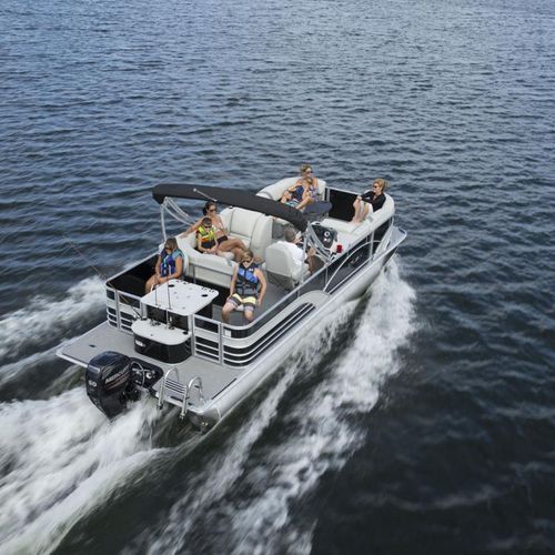 Barco pontón fueraborda - 8522 Party Fish LE - Sylvan Pontoons - de pesca deportiva / 12 personas máx.