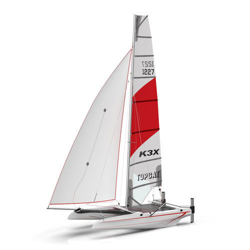 Catamarán deportivo de recreo - K3X - Topcat - de regata / individual / doble