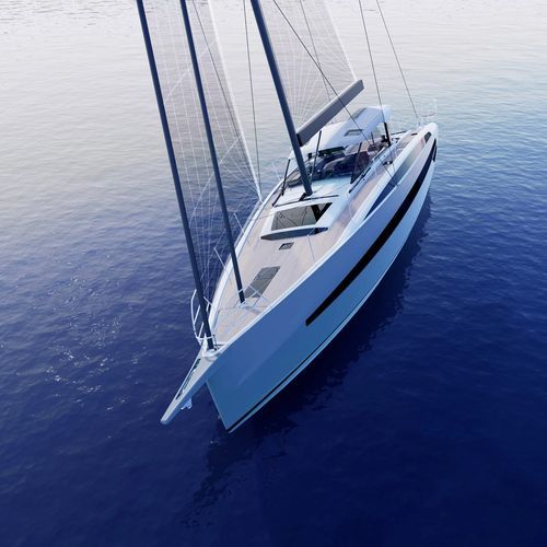 Yate de vela de crucero - 55 - Wauquiez - con 2 camarotes / con center cockpit / de doble timón